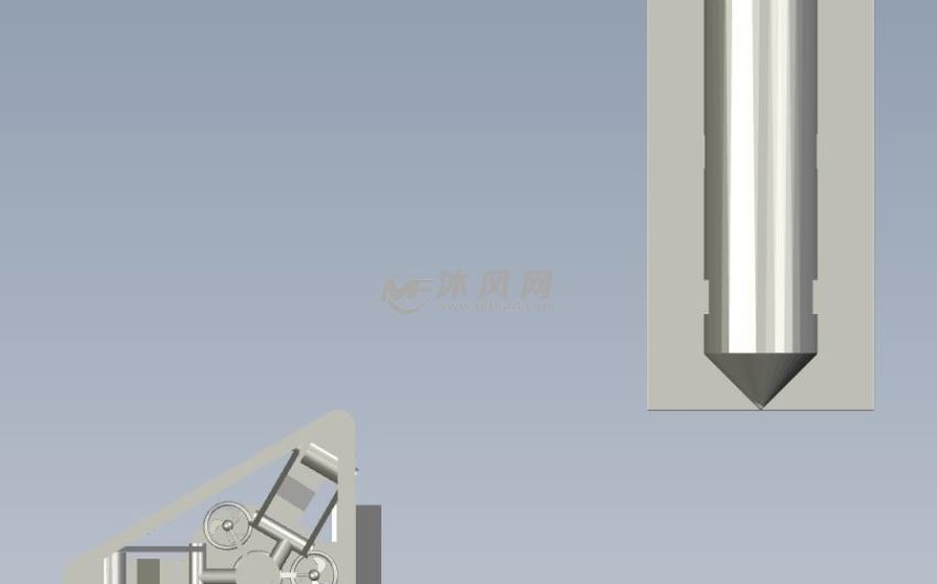 3D打印机模型俯视图