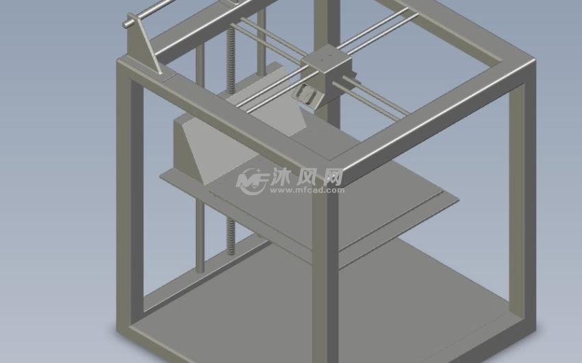3D打印机轴测图