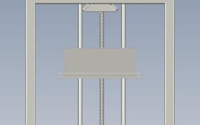 3D打印机侧视图