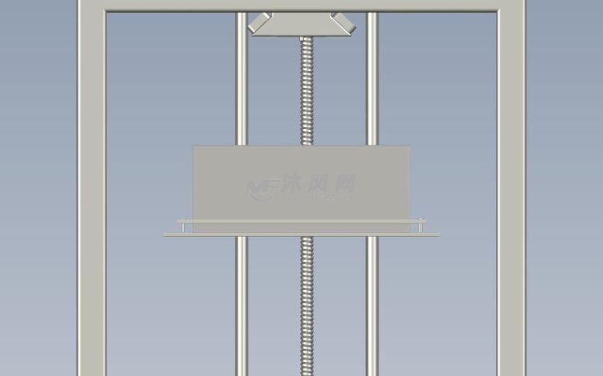 3D打印机侧视图