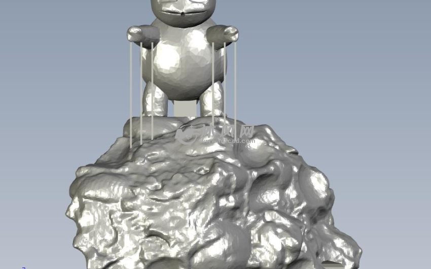 喷水杰尼龟正视图