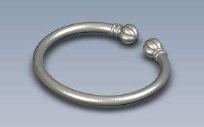 南瓜球手镯轴测图