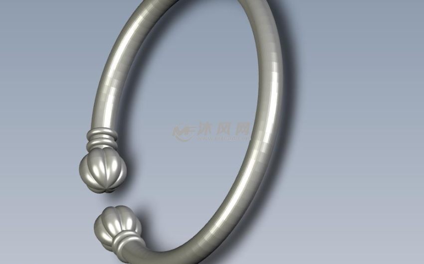 南瓜球手镯侧视图