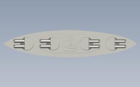 迷你军舰俯视图