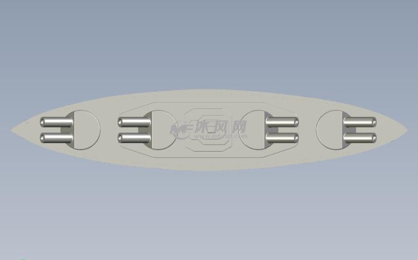 迷你军舰俯视图