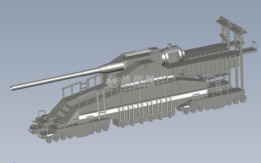 巨炮侧视图