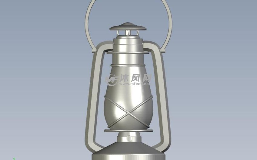 煤油灯侧视图