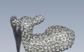 镂空小鹿软件模型