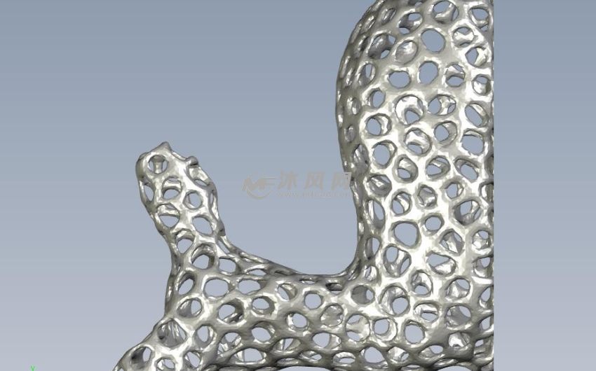 镂空小鹿侧视图