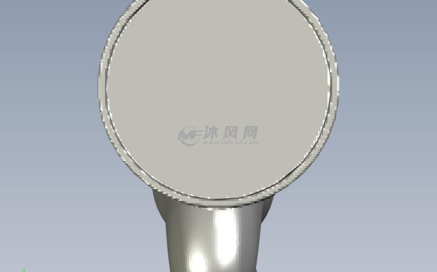 旡臉男笔筒俯视图