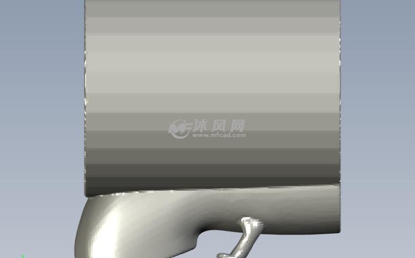 旡臉男笔筒侧视图