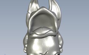 大嘴怪容器模型前视图