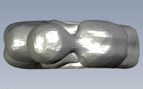 创意Kiss摆件俯视图