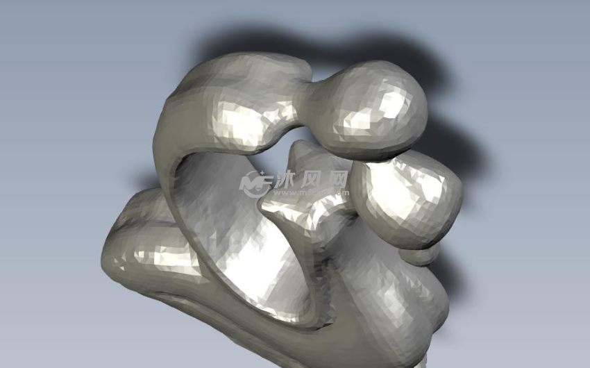 创意Kiss摆件软件模型