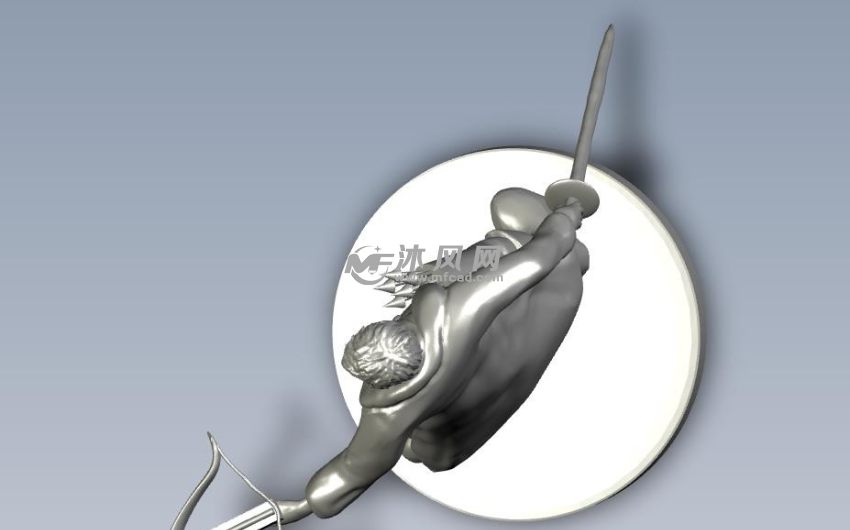 古欧洲猎人俯视图