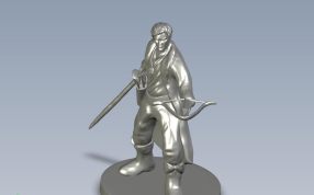 古欧洲猎人轴测图