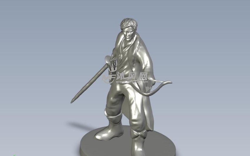 古欧洲猎人轴测图