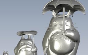 龙猫三小只正视图