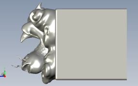 白鱼入舟闲章侧视图