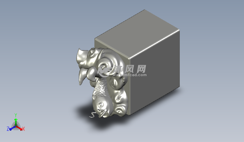 白鱼入舟闲章软件模型