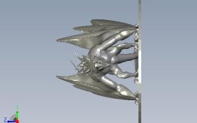 龙与骑士侧视图