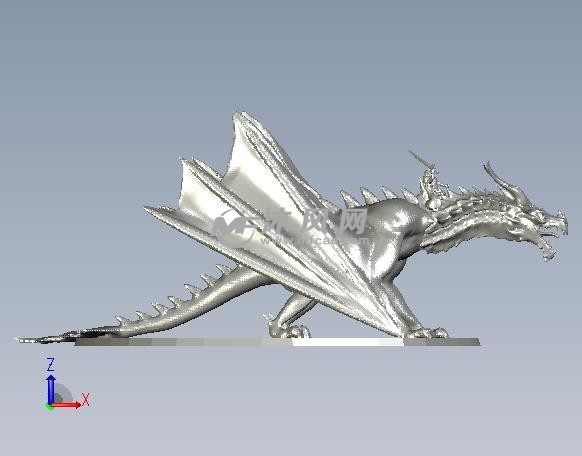 龙与骑士前视图