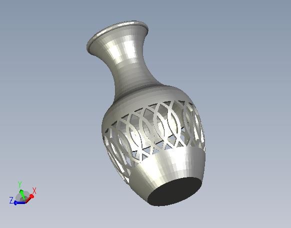 镂空花瓶模型