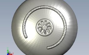 煤气罐模型俯视图