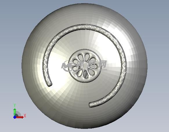 煤气罐模型俯视图