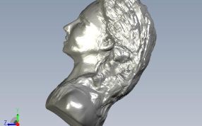 女人头像侧视图