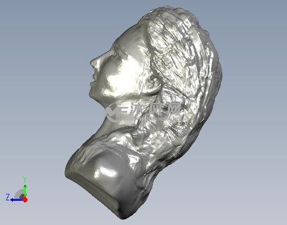 女人头像侧视图