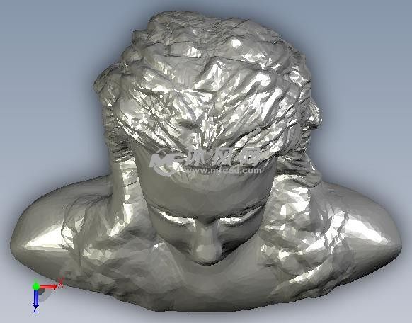 女人头像俯视图