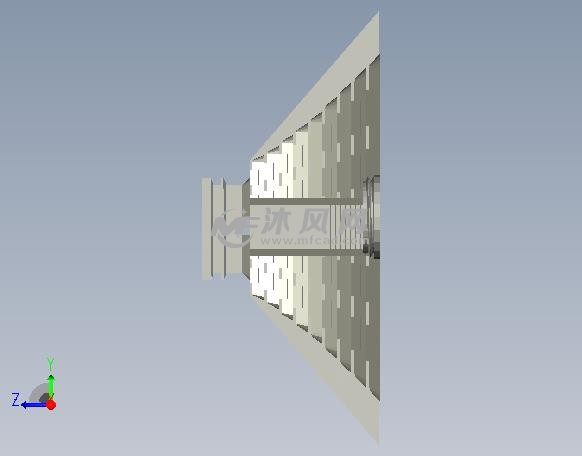 玛雅金字塔侧视图