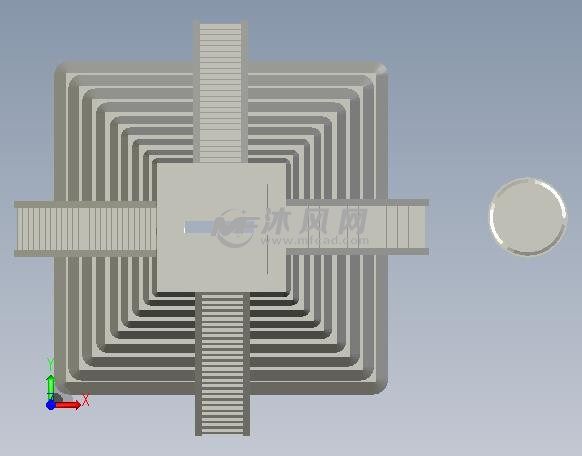 玛雅金字塔俯视图