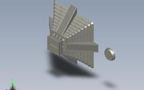 玛雅金字塔轴测图