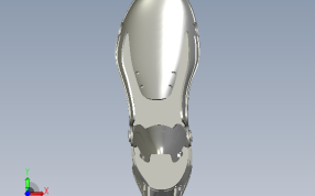 炫酷跑鞋俯视图