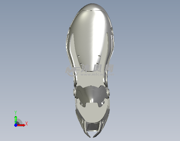炫酷跑鞋俯视图