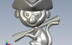 海盗猴子正视图