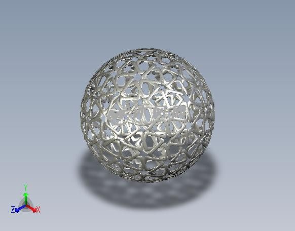 伊斯兰圣诞球轴测图