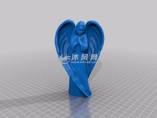 天使圣诞树礼帽正视图