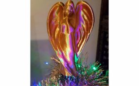 天使圣诞树礼帽展示图 