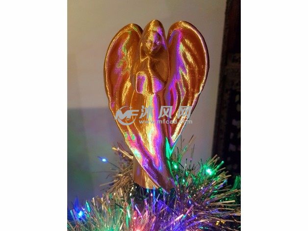 天使圣诞树礼帽展示图 