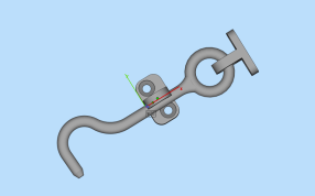 闭环门锁所有零件 