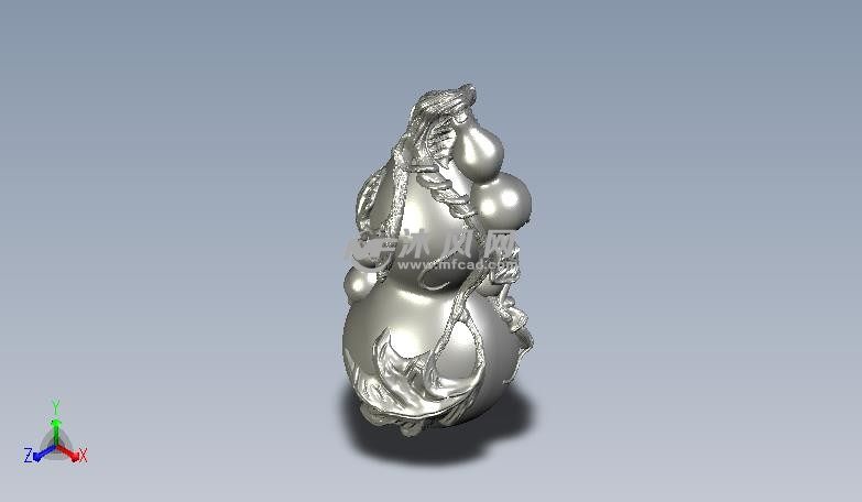 创意葫芦轴测图