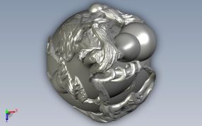 创意葫芦俯视图