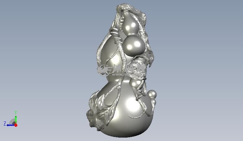 创意葫芦侧视图