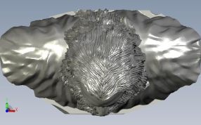 甘道夫半身雕像俯视图