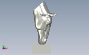 马头模型侧视图