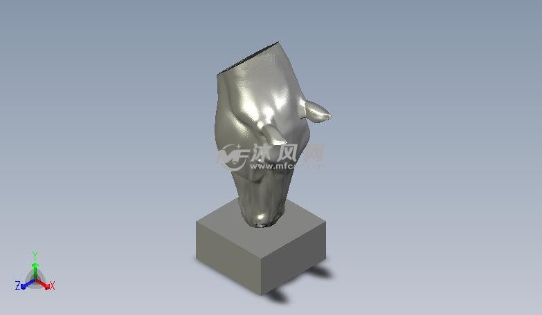 马头模型轴测图