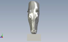 马头模型俯视图